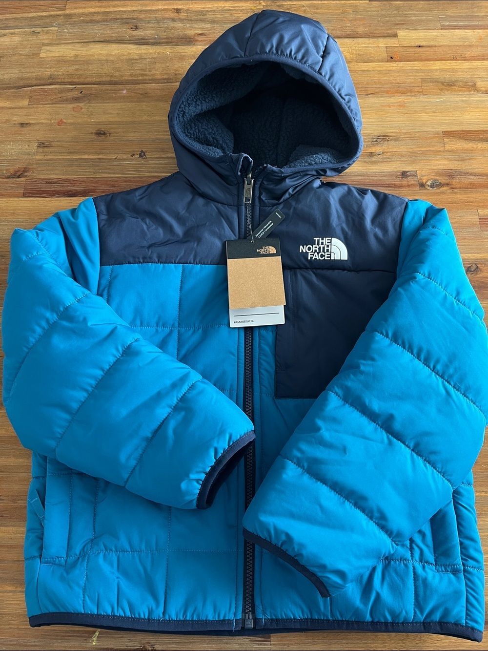 The North Face Boys Shasta Reversible Fleece Jacket Size S 6-7 NWT